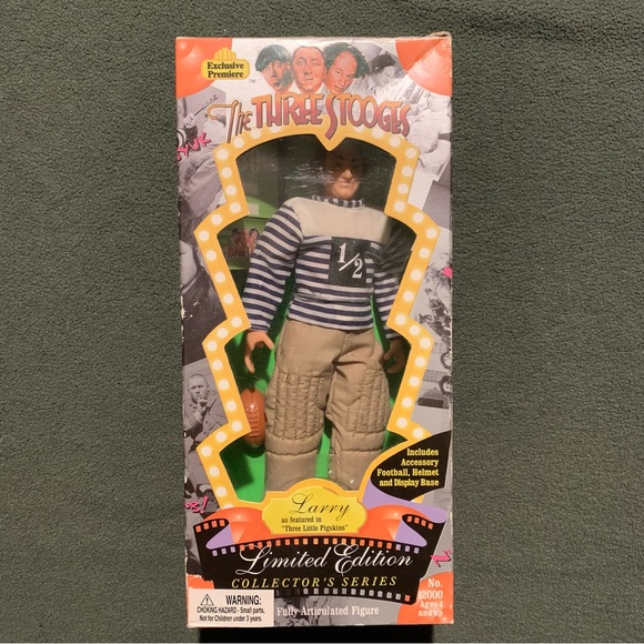 3 Stooges Figures (unopened) - Picture 2 of 12